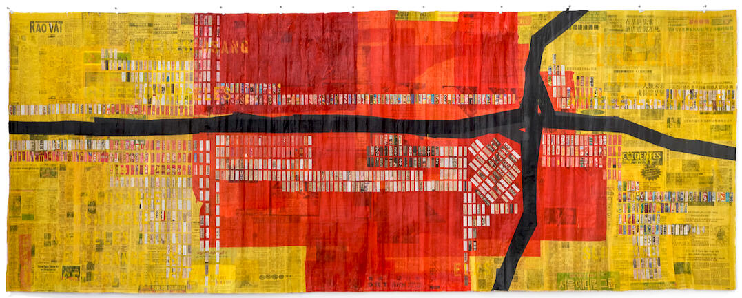 Created for the Seoul Urbanism Biennale, this map scroll dwells on the area of central Los Angeles where I first focused my activities when I returned to the region in 2013. The city had changed so much from my childhood in the 1970s, so I laid low for 10